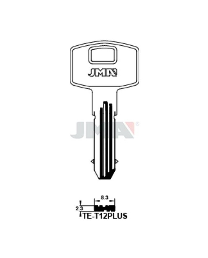 LLAVES BRUTO SEGURIDAD TE-T12-P ESP.ALP.