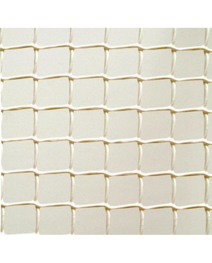 MALLA PLASTICO CUADRANTET BLANCA 20X20 R/25MTS.