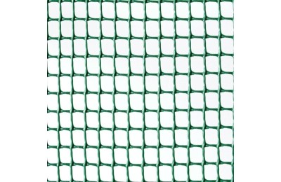 MALLA PLASTICO CUADRANET VERDE 10X10 R/25MTS.