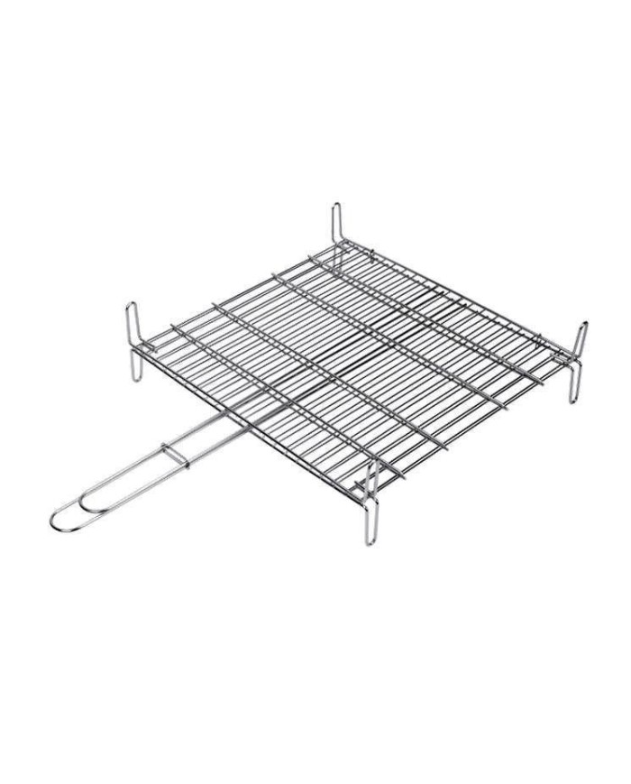 PARRILLA CROMADA DOBLE SAUVIC Nº5 40X45CMS