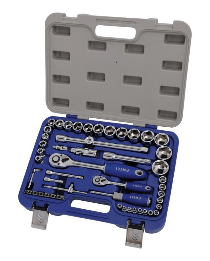 MALETIN LLAVE VASO IRIMO 1/4-1/2  58 PZS.  129-58-4