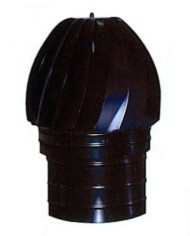 SOMBRERETE ASPIRADOR ESMALTADO NEGRO 100