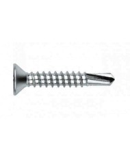 TORNILLO ROSCA CHAPA PUNTA BROCA CABEZA AVELLANADA    4'2X25MM. CAJA 500UDS.