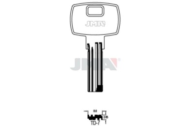 LLAVES BRUTO SEGURIDAD TD-7...
