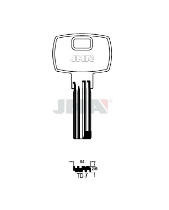 LLAVES BRUTO SEGURIDAD TD-7     ALPACA