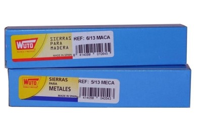 SIERRA MARQUETERIA MADERA ESPIRAL Nº 5 144 PIEZAS