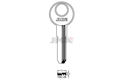 LLAVES BRUTO SEGURIDAD FAC-24    LATON