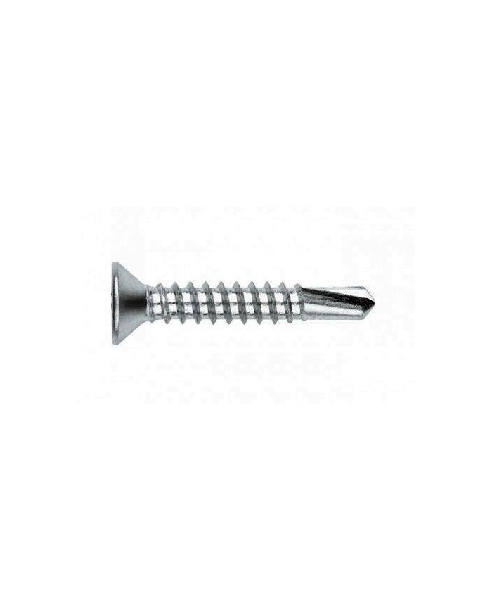 TORNILLO ROSCA CHAPA PUNTA BROCA CABEZA AVELLANADA    3'9X19MM. CAJA 1000UDS.