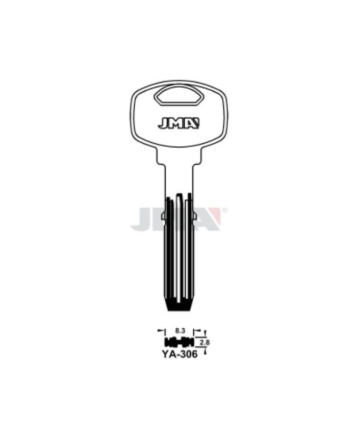 LLAVES BRUTO SEGURIDAD YA-306    LATON