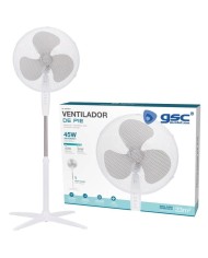 VENTILADOR DE PIE GSC BLANCO 45W. 43CMS. 300000015