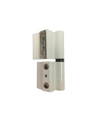 BISAGRA 40/20 MICEL DERECHA ALUMINIO BLANCA