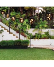 GUIRNALDA LED SOLAR GSC 10 BOMBILLAS 2MTS. TENALI 2600-2700K