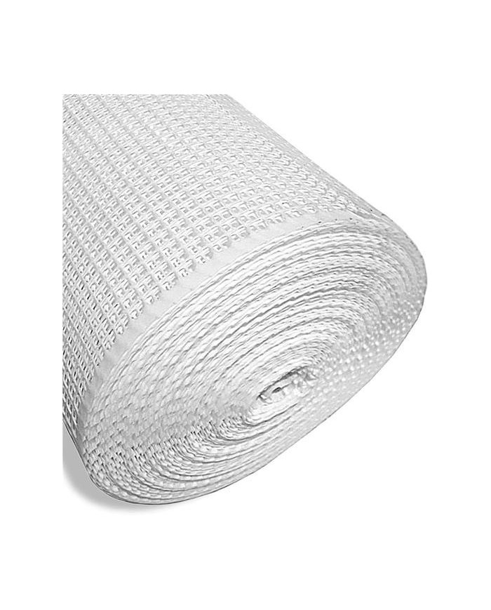 MALLA PLASTICO BLANCA 5X5 GUMHA ROLLO 25MTS.