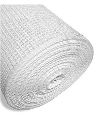 MALLA PLASTICO BLANCA 5X5 GUMHA ROLLO 25MTS.