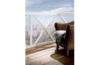 MALLA PLASTICO BLANCA 5X5 GUMHA ROLLO 25MTS.