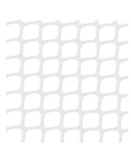 MALLA PLASTICO BLANCA 9X9 GUMHA ROLLO 25MTS.
