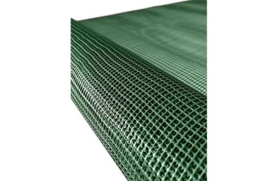MALLA PLASTICO VERDE 5X5 GUMHA ROLLO 25MTS.