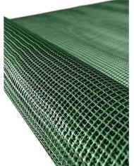 MALLA PLASTICO VERDE 5X5 GUMHA ROLLO 25MTS.