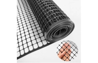 MALLA PLASTICO NEGRA 9X9 GUMHA ROLLO 25MTS.