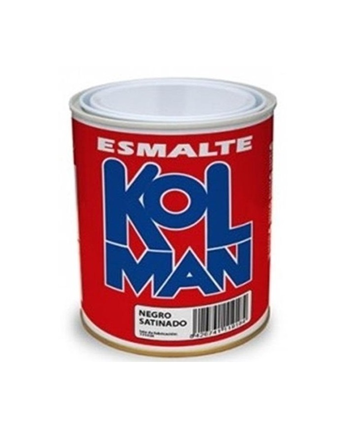 ESMALTE SINTETICO KOLMAN NEGRO BRILLO 750ML.