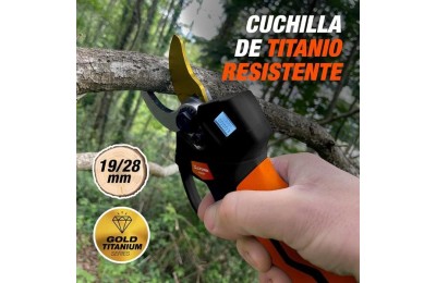 KIT PODA ALTUNA TIJERA+MOTOSIERRA Y PERTIGA 2BATERIAS 21V-2AH AFKIT