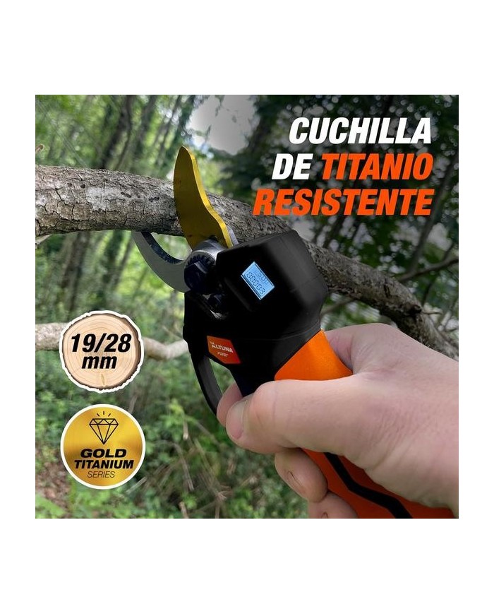 KIT PODA ALTUNA TIJERA+MOTOSIERRA Y PERTIGA 2BATERIAS 21V-2AH AFKIT