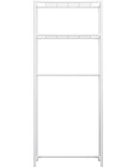 ESTANTERIA BAÑO 7H 2 BALDAS BLANCA 68X27'8X134CMS.