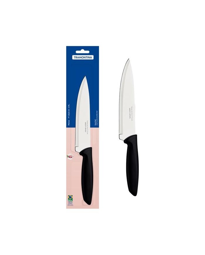 CUCHILLO TRAMONTINA MOD.PLENUS COCINA 180 MM.         23426107
