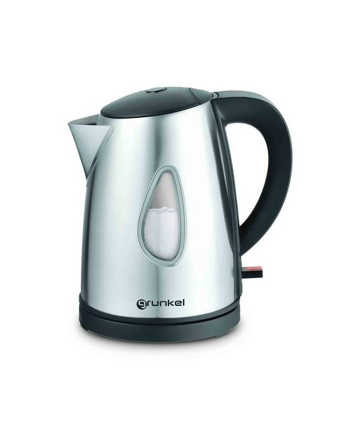 HERVIDOR DE AGUA ACERO INOXIDABLE GRUNKEL 1LT. 2200W.