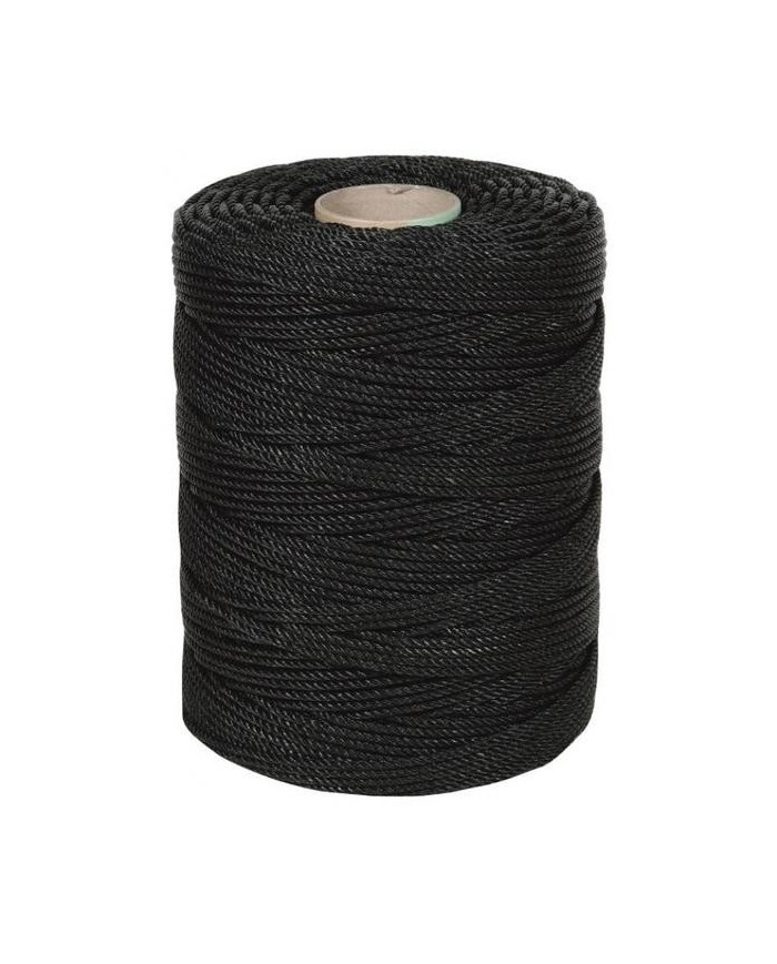 CUERDA POLIPROPILENO NEGRA 6MM. (200MTS)              12213