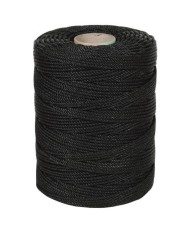 CUERDA POLIPROPILENO NEGRA 6MM. (200MTS)              12213