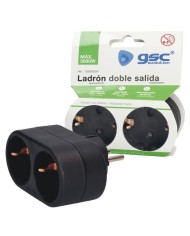 LADRON S/INTERRUPTOR GSC DOBLE NEGRO 103000024