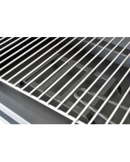 BARBACOA ARTESANA HIERRO RECTANGULAR 60X40CMS.