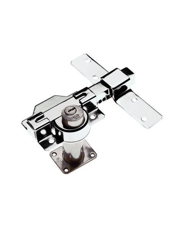CERROJO AMIG CROMO 4-88MM. LLAVE 2 LADOS