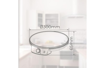 CREPERA ELECTRICA GSC 1200 W. 30CMS.