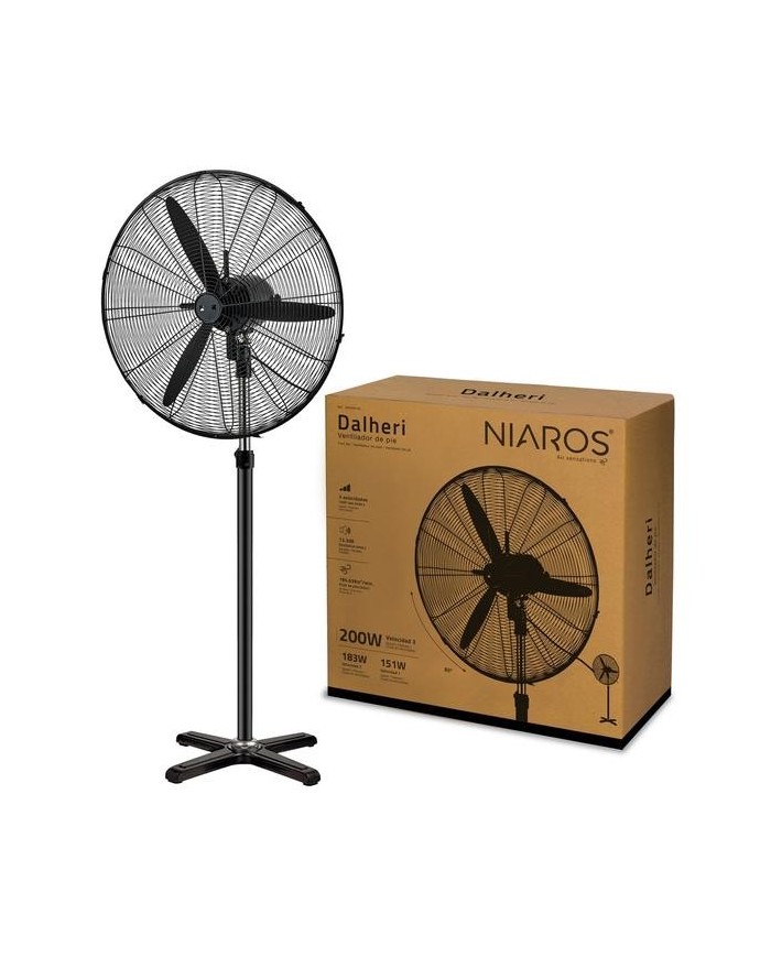 VENTILADOR PIE 200W.71CM. INDUSTRIAL GSC