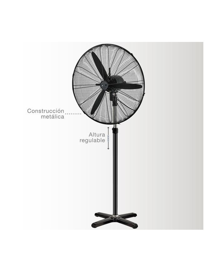 VENTILADOR PIE 200W.71CM. INDUSTRIAL GSC