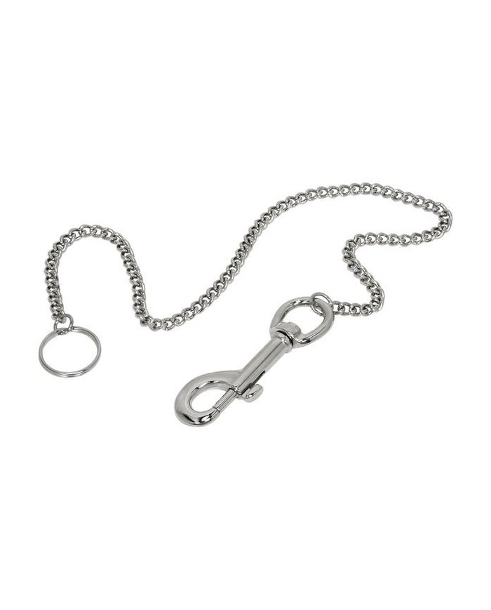 LLAVERO MOSQUETON CON CADENA 40CMS. (12 UDS.)