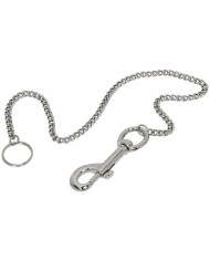 LLAVERO MOSQUETON CON CADENA 40CMS. (12 UDS.)