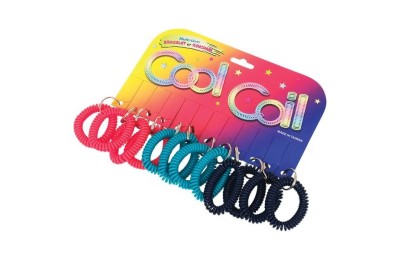 LLAVERO ESPIRAL CERRADO SURTIDO 12 UDS.