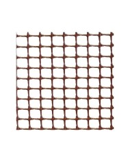 MALLA PLASTICO MARRON 9X9 GUMHA ROLLO 25MTS.