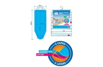 FUNDA MESA PLANCHA 130X47 CMS. ALGODON CUNCIAL
