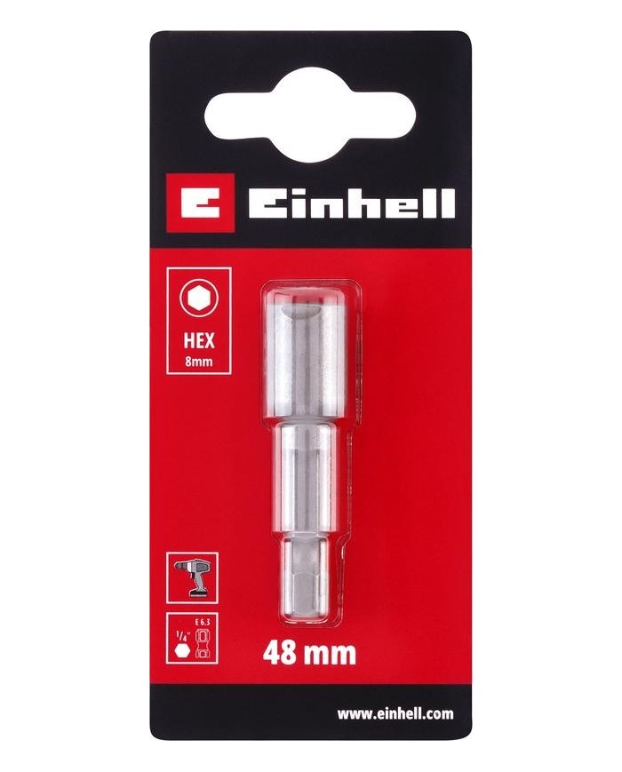 LLAVE VASO P/TALADRO EINHELL  8MM. IMANTADA.