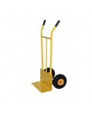 CARRETILLA ALMACEN PALA LARGA RUEDA IMPINCHABLE       NARANJA