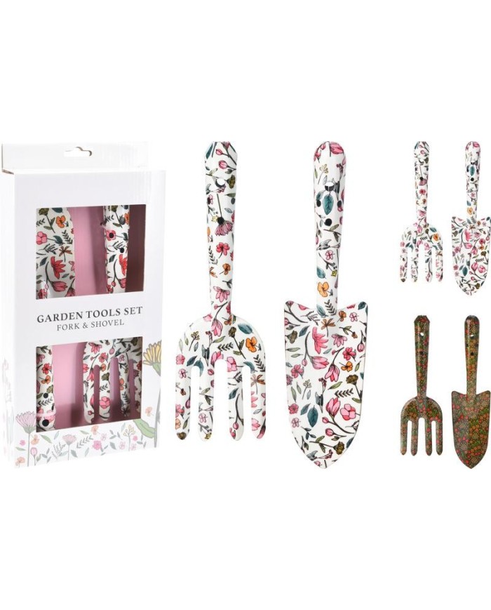 HERRAMIENTAS JARDIN PROGARDEN FLOR CAJA DE 2 PIEZAS