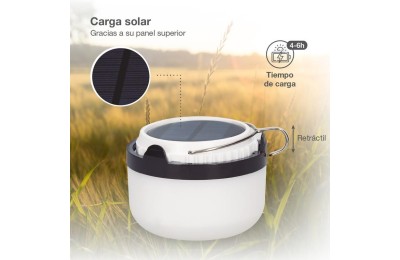 LINTERNA SOLAR LED CAMPING RECARGAB. GSC