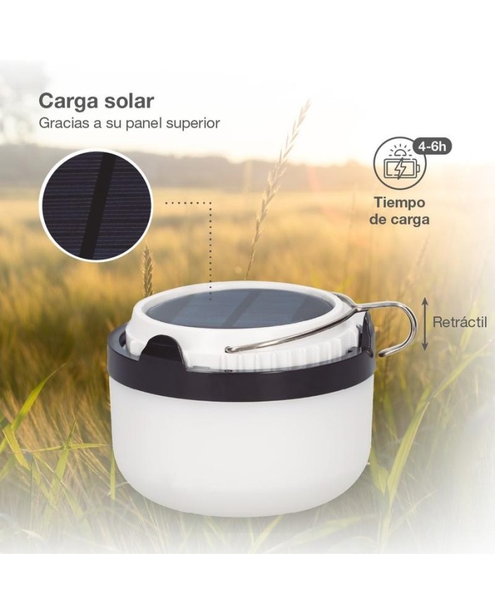 LINTERNA SOLAR GSC CAMPING RECARGABLE USB             201840003