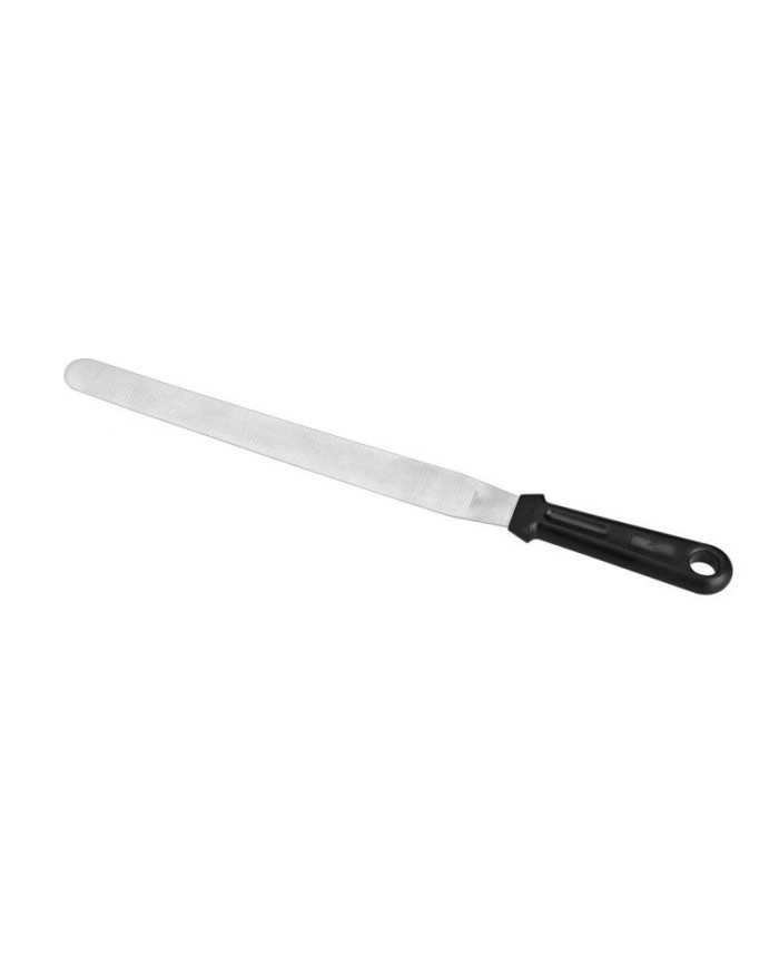 ESPATULA LACOR RECTA INOX. MANGO SOLIDO 25 CMS.