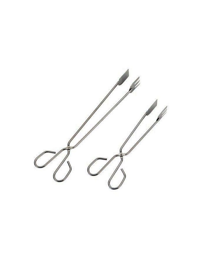 TENACILLA INOXIDABLE CON PALA PARA CARNE SAUVIC 25CMS. 04466