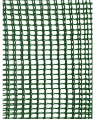 MALLA PLASTICO VERDE 9X9 GUMHA ROLLO 25MTS.